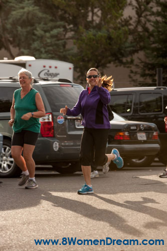 Waving on by on race day at Cloverdale Harvest Fair 5k