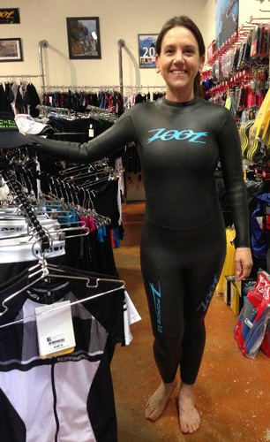 Heather Triathlon Dream - My first wetsuit test