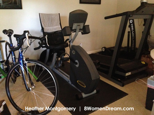 Heather workout equipment fitness inspiration