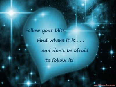 How to Follow Your Bliss: Inspirational Image