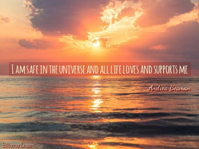 Andrea Beaman I am safe quote