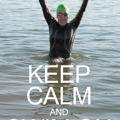Image quote - Keep Calm and Swim On