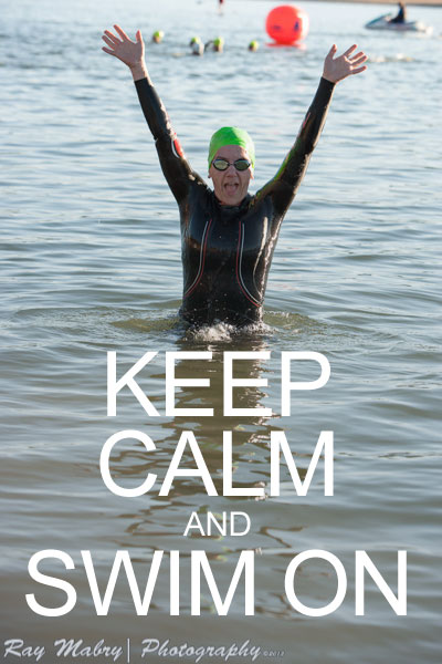 Low impact high intensity exercise: Image quote - Keep Calm and Swim On