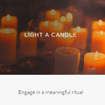 Inspirational Website: Light a candle online