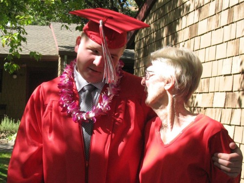 When Your Dream is a Part of an Online Revolution: My son and my mother on high school graduation day
