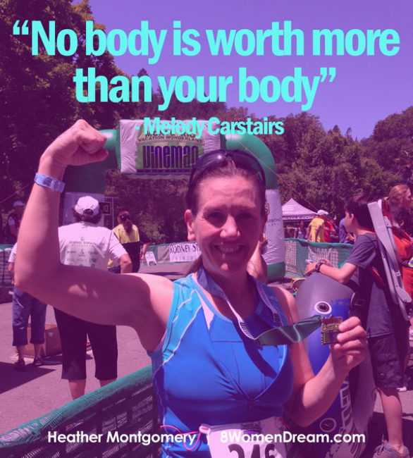 Motivational fitness photo quotes - no body is worth more than your body