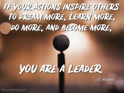 Dream of Being a Motivational Speaker - Leadership quote