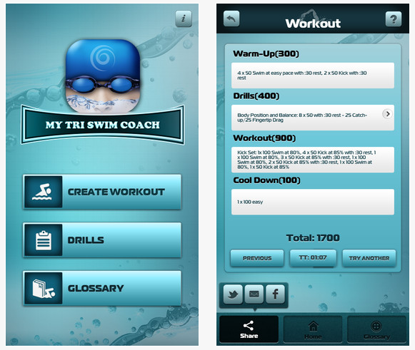 My Tri Swim Coach iPhone Apps for Triathletes