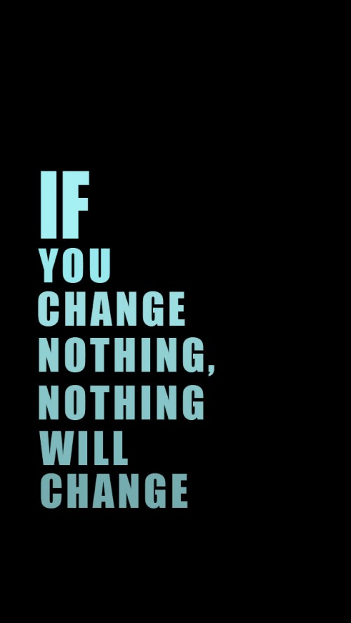 Why are we Ashamed of flaws? If you change nothing, nothing will change