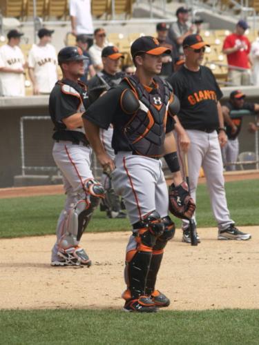 Catchers of San Francisco Giants photo by Remy Gervais