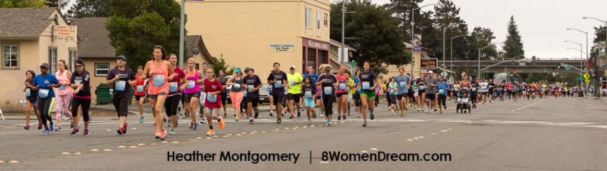 Heather Santa Rosa Downtown 5k Run Start