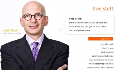 Your One Dream Has No Value Until You Give It Away For Free: Seth Godin's Free Stuff