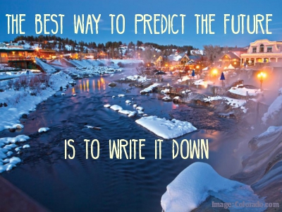 Dream Goal Setting: Write a Letter to Your Future Self--Quote about the future