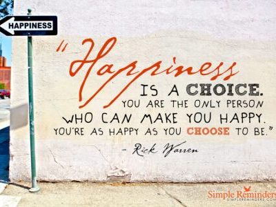 Being Happy, No Matter What Happens