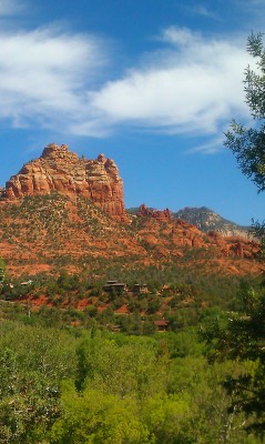 Red rock in sedona arizona a great place to read a book