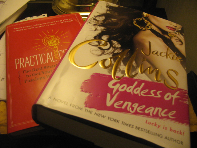 surround yourself with genius like Jackie Collins