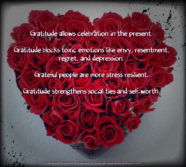 the benefits of gratitude quotes in roses