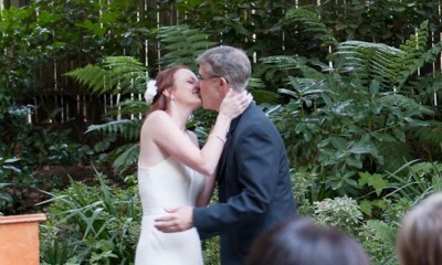The bride and groom - The Kiss is the Best Part