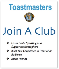 Join Toastmasters