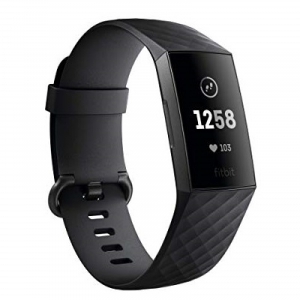 Top Entrepreneur Gifts: Fitbit Charge 3 Fitness Activity Tracker, Graphite/Black, One Size on Amazon