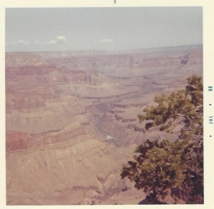 Dream Travel Bucket List and the Grand Canyon: The South Rim Grand Canyon in 1969