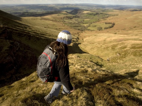 Travel Writing Jobs: Hiker Enjoys Solitude in the Hills Above Hay-On-Wye, in the Brecon Beacons National Park by David Pickford