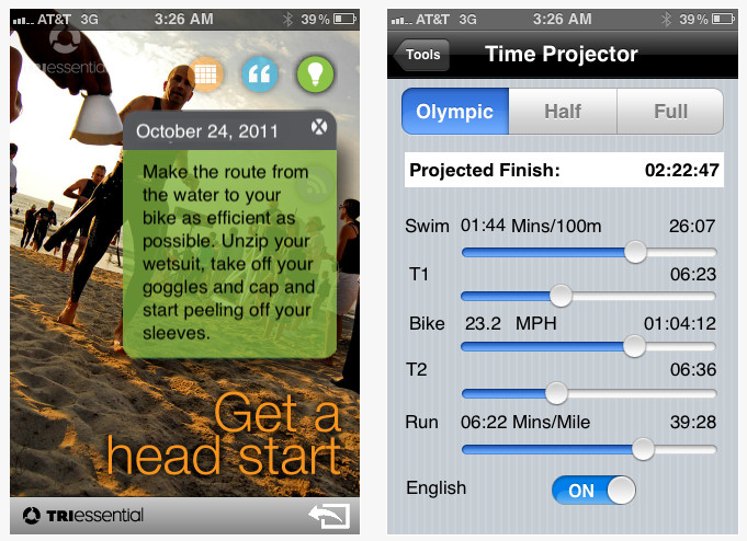 Dream iPhone Apps for Triathletes