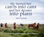 image quote: turn her dreams into plans – image quote