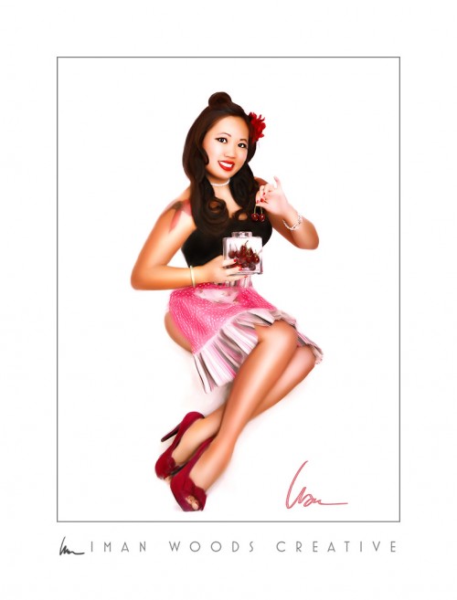 \ It takes a strong woman to be able to say, "I'm a pinup" and mean it.