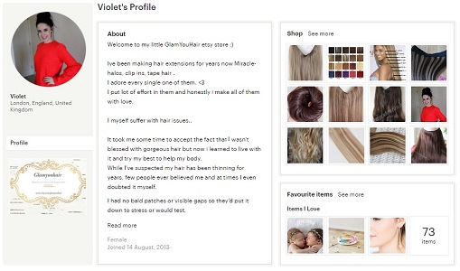 Violet's Dream Story--From Her Store on ETSY: