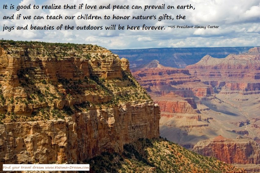 8 Ways to Find Your Dream Park During National Park Week: The Grand Canyon and Jimmy Carter quote
