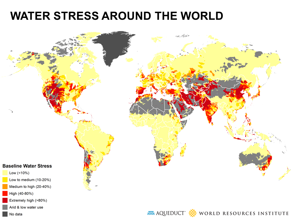 Travel dreams International women's day - water stress around the world