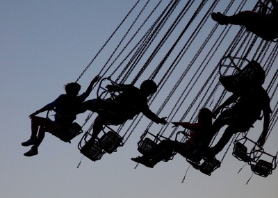 Photography Dreamer Shoots County Fair at Twilight: Wordless Wednesday night swing connection 