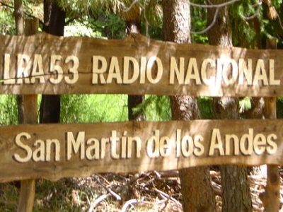 World Travel Dream: San Martin de Los Andes sign