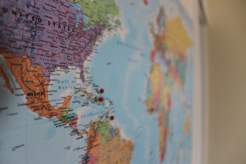 Travel Dreams for 2015: World travel dreams map