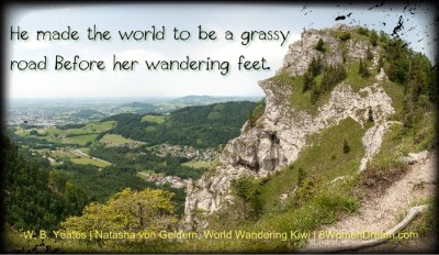 Travel Saturday: Share Your World Wandering Images - Yeates Quote 